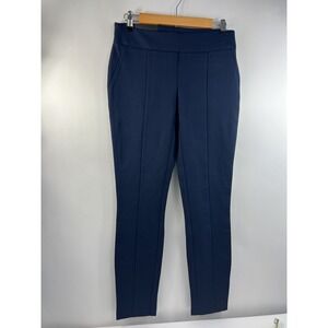 NWT Hilary Radley Dress Pants Women's Sz S Blue Pull On Stretch Wide Waistband